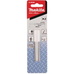 Broca Metal Hss-R 2.0X49Mm 2Pzs D-38308 Makita